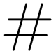ícone Hashtag